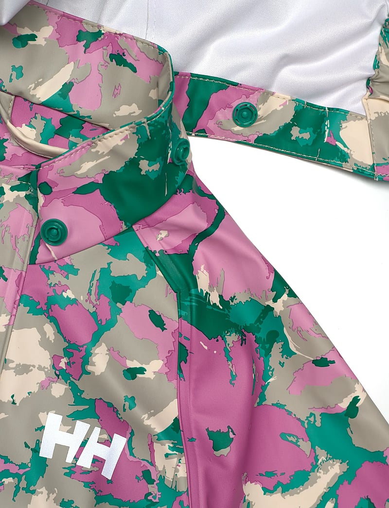 Helly Hansen - K BERGEN 2.0 PU RAINSET AOP - ytterkläder - meta pink a - 4