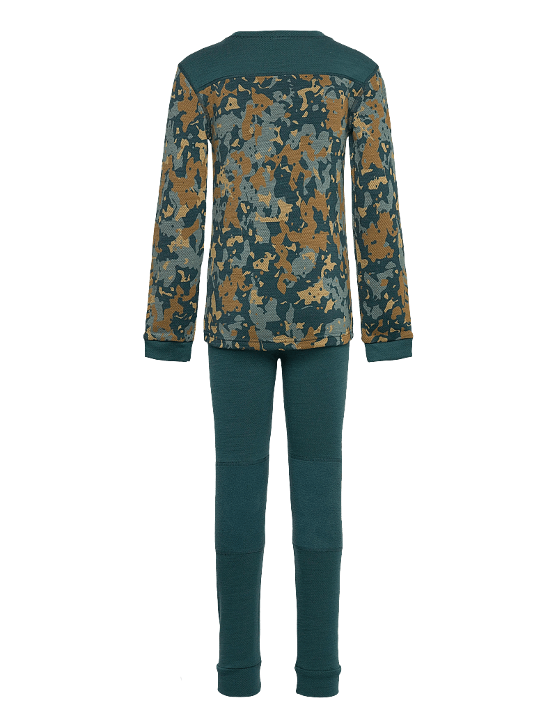 Helly Hansen - K GRAPHIC LIFA MERINO SET - divdaļīgi komplekti - dark creek - 1