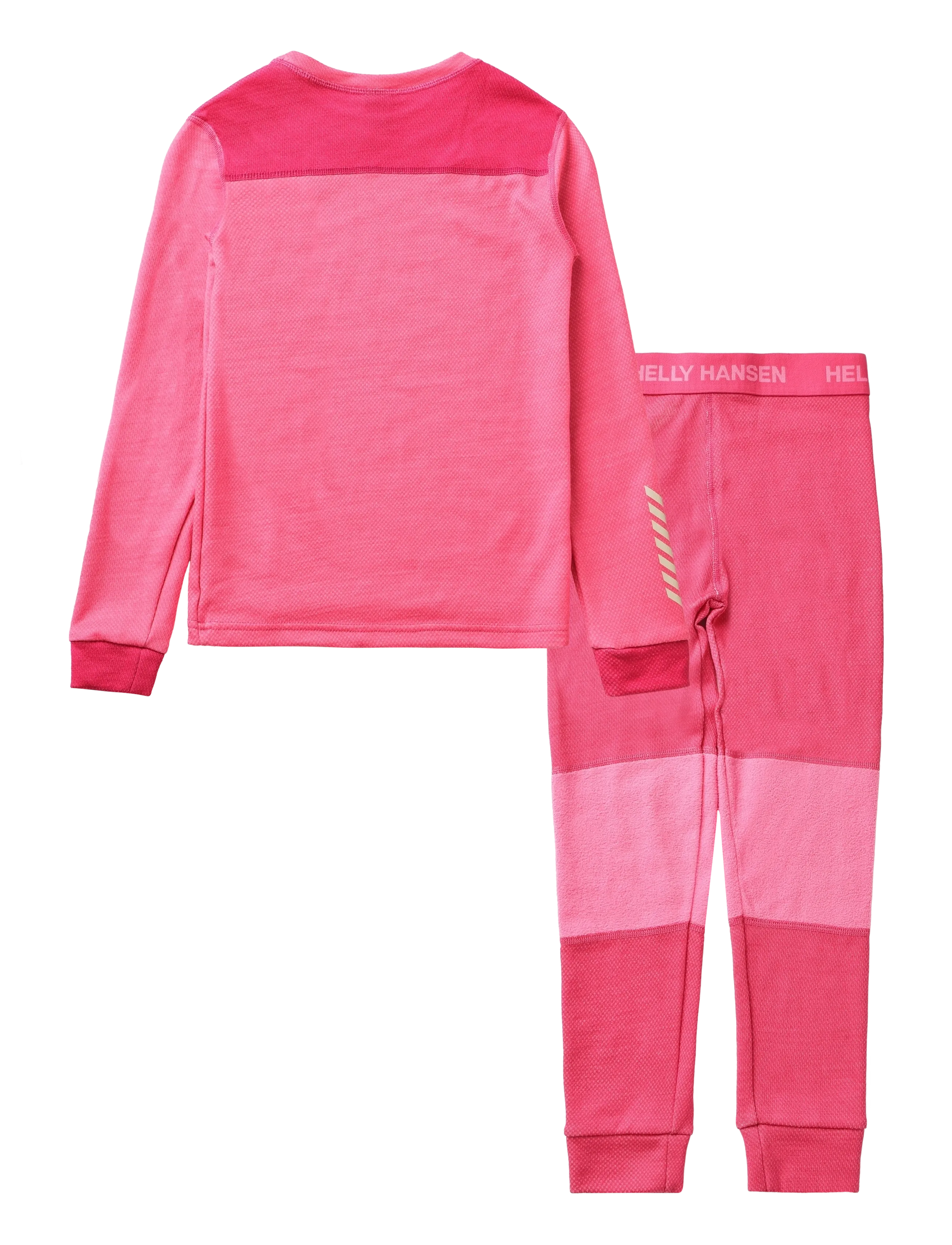 Helly Hansen - K LIFA MERINO SET - aluskihina kantavad rõivakomplektid - hot pink - 1