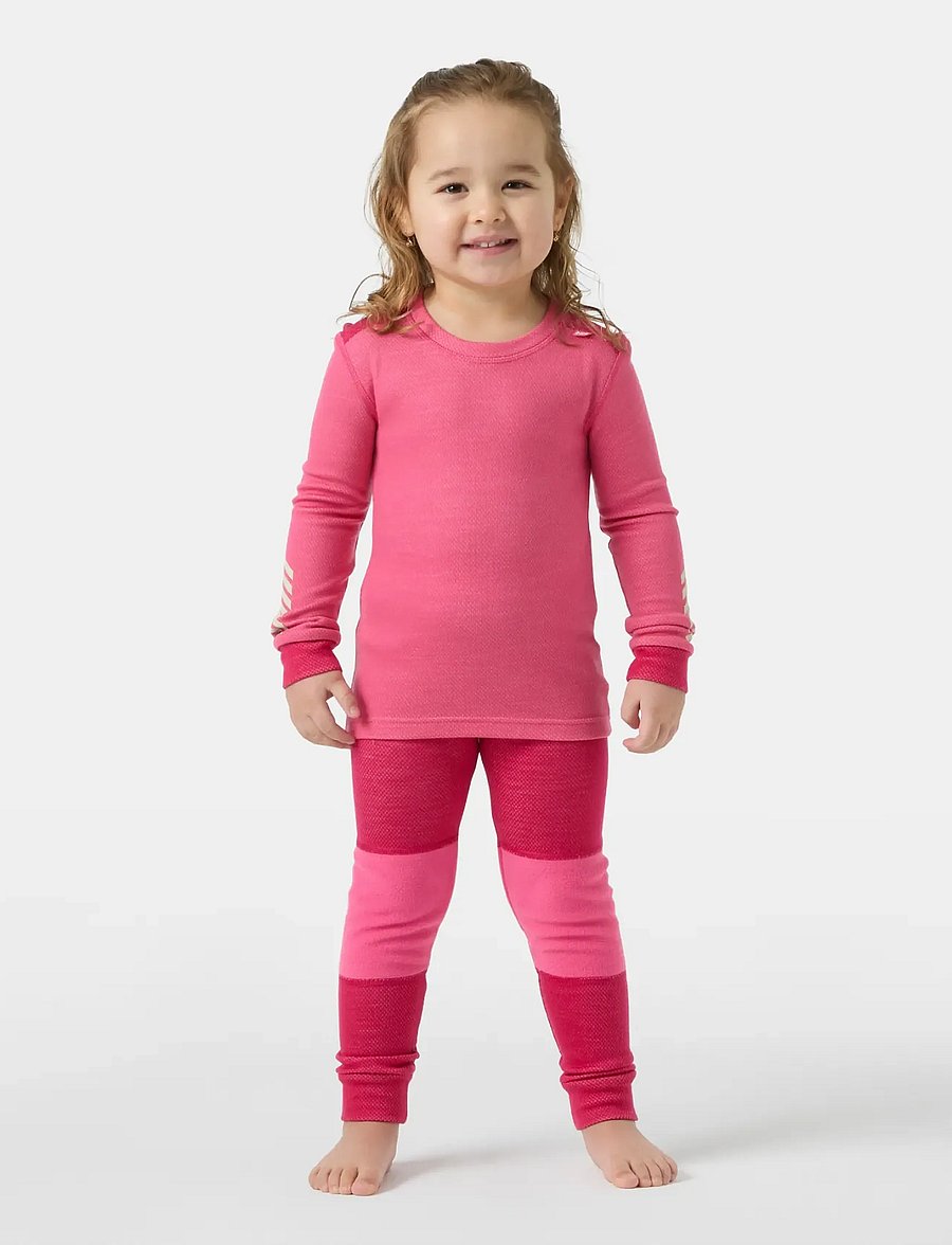 Helly Hansen - K LIFA MERINO SET - Üleriided - hot pink - 0