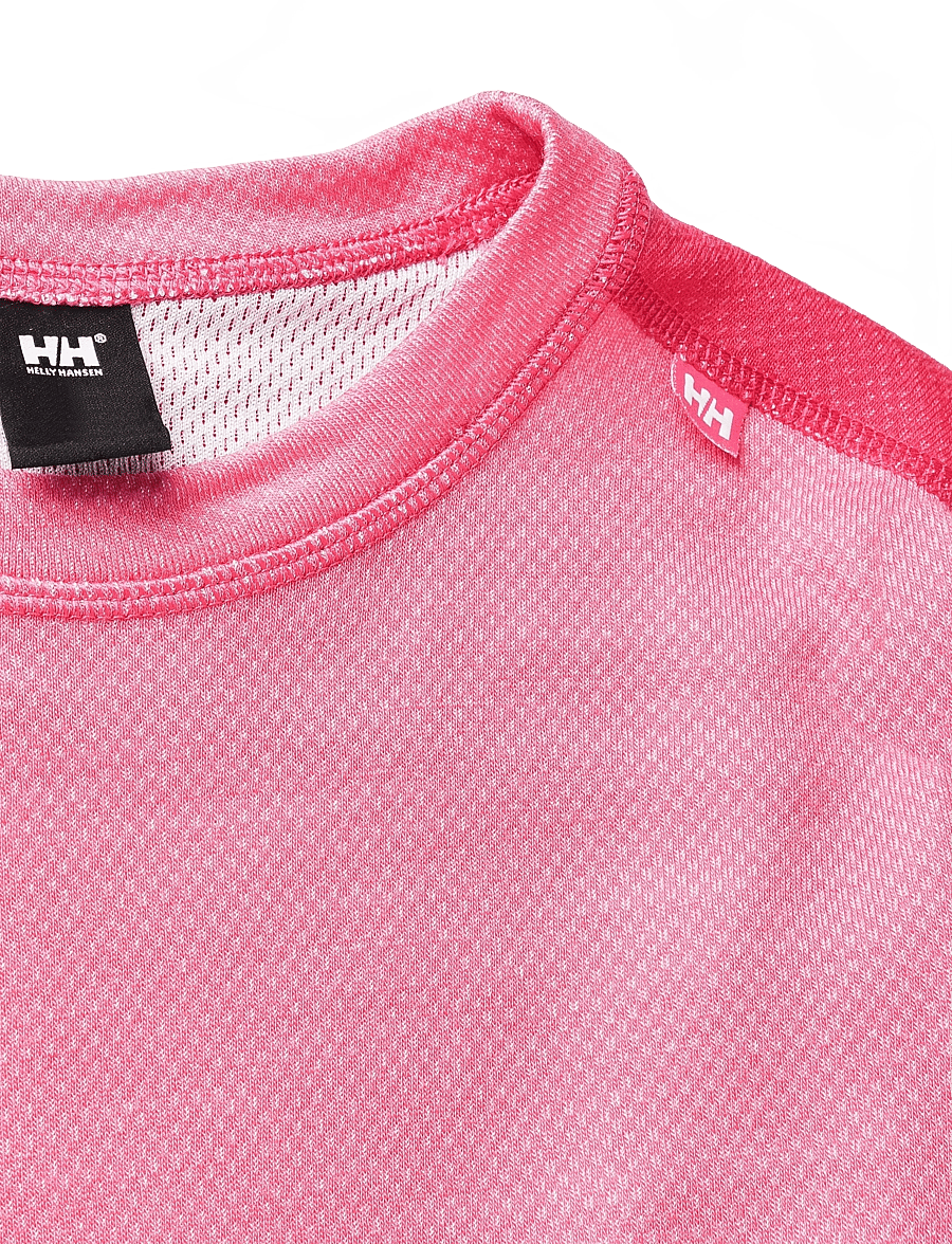 Helly Hansen - K LIFA MERINO SET - aluskihina kantavad rõivakomplektid - hot pink - 4