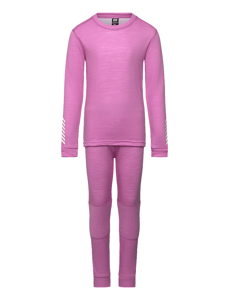Helly Hansen - K LIFA MERINO SET - funktionsunterwäsche - sets - meta pink - 1