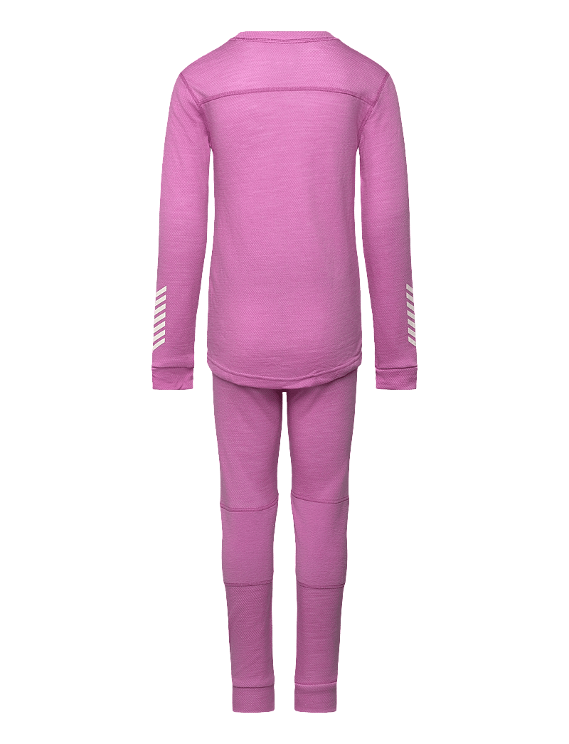 Helly Hansen - K LIFA MERINO SET - funktionsunterwäsche - sets - meta pink - 2