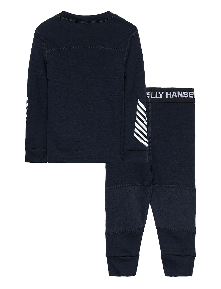 Helly Hansen - K LIFA MERINO SET - funktionsunterwäsche - sets - navy - 1