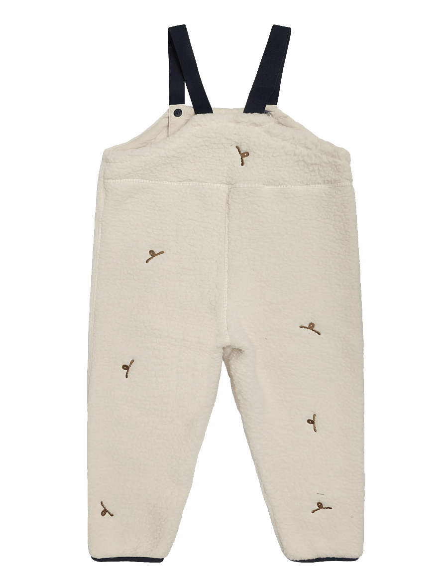 Helly Hansen - K FROSTY PILE BIB - cream emb - 1