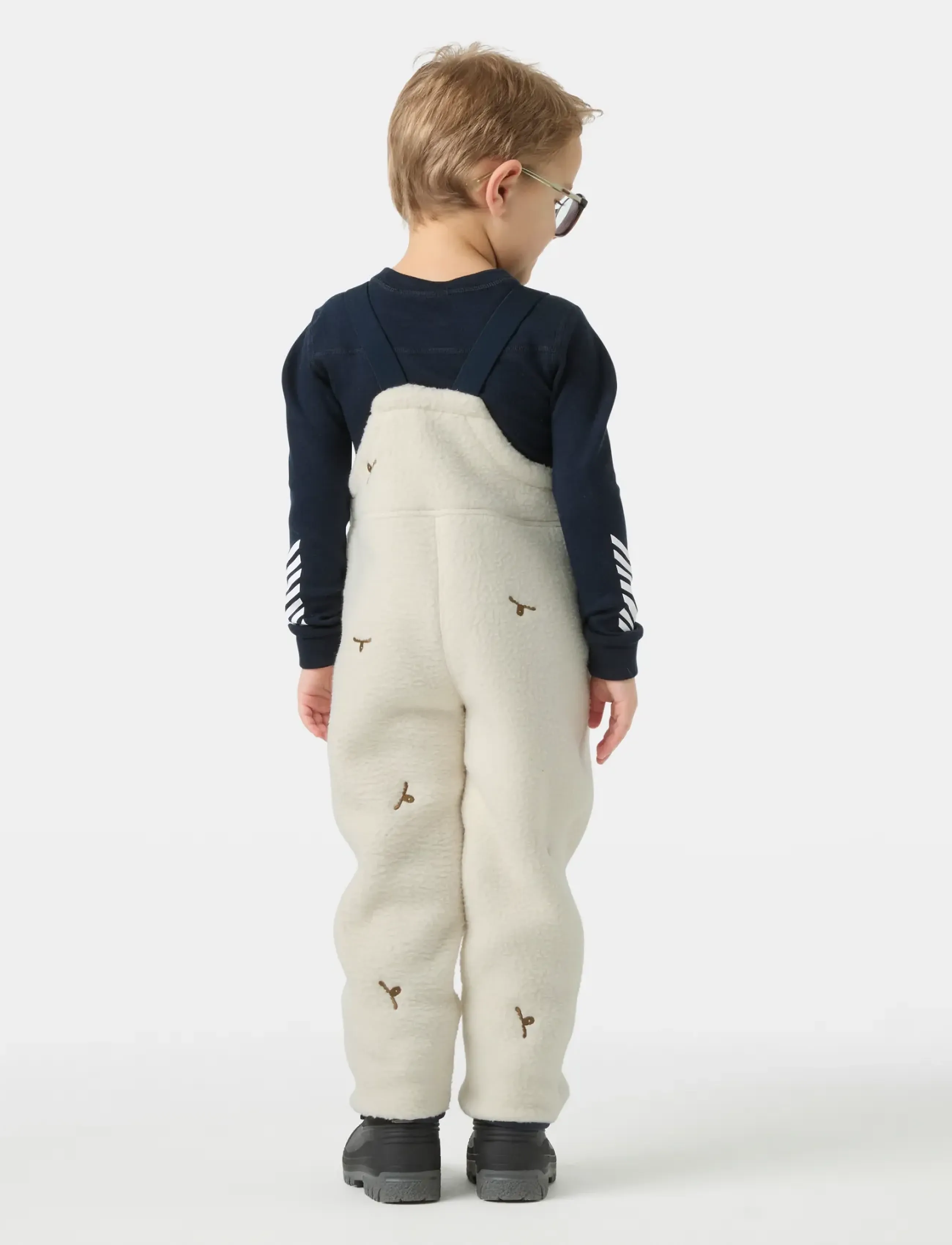 Helly Hansen - K FROSTY PILE BIB - isolerede bukser - cream emb - 3