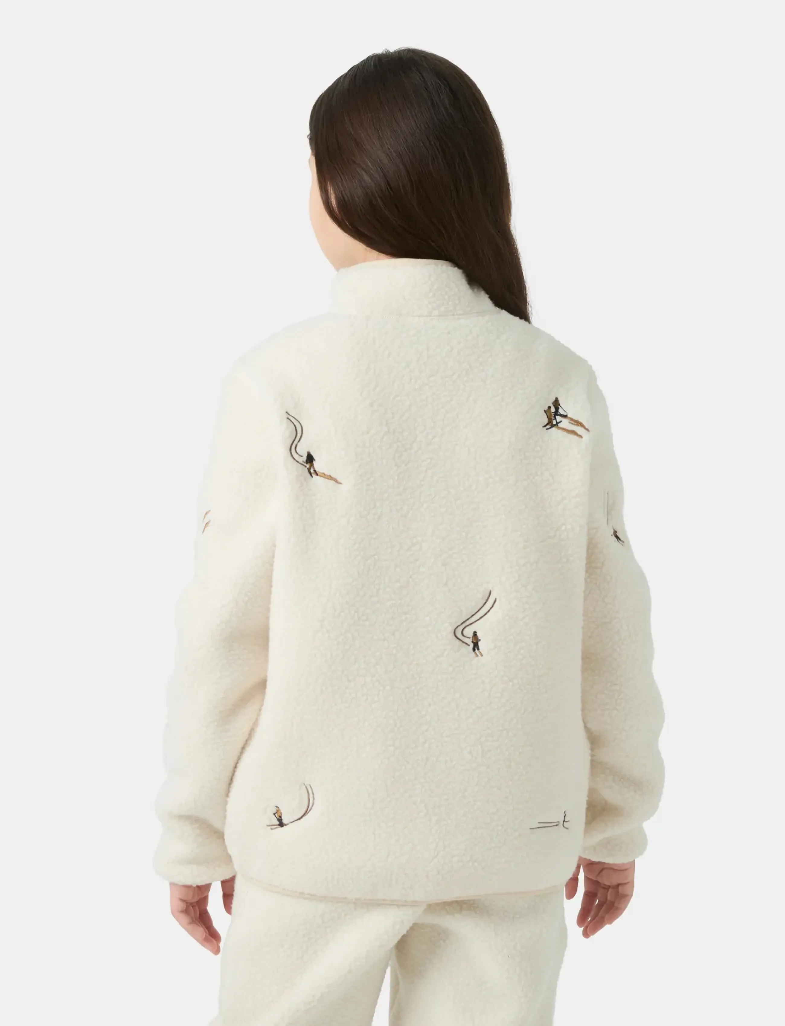 Helly Hansen - JR FROSTY PILE JACKET - herbstjacken - cream emb - 3