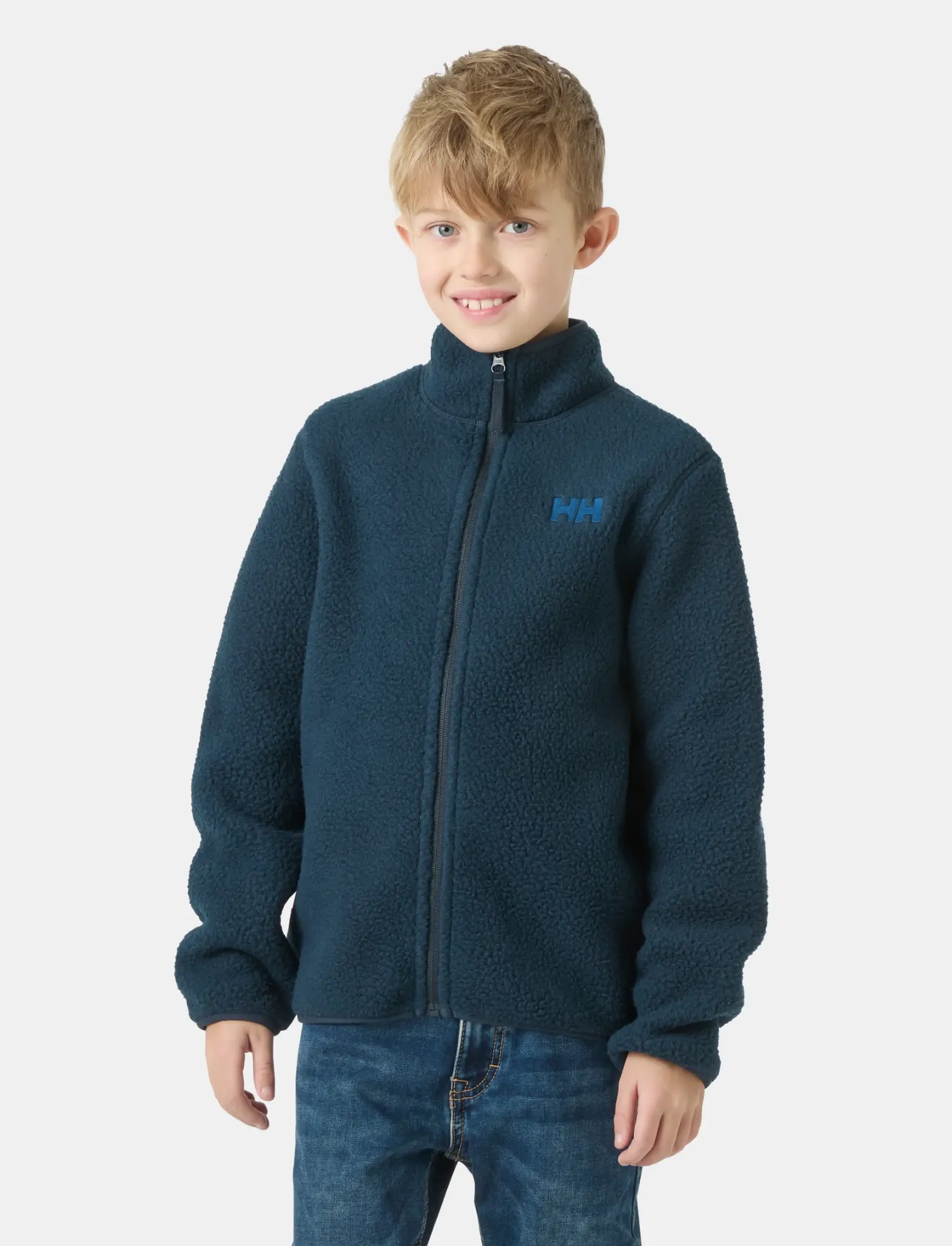 Helly Hansen - JR FROSTY PILE JACKET - höstjackor - navy - 0