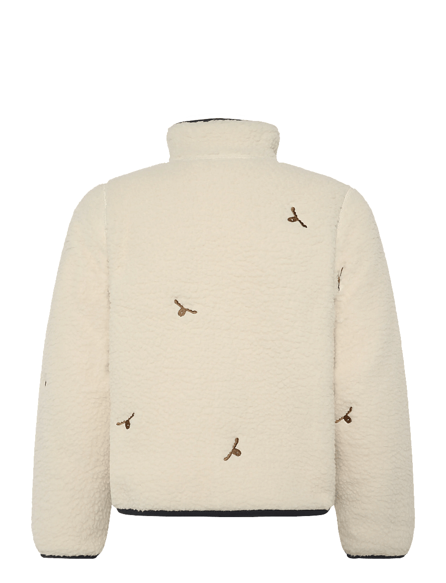 Helly Hansen - K FROSTY PILE JACKET - cream emb - 1
