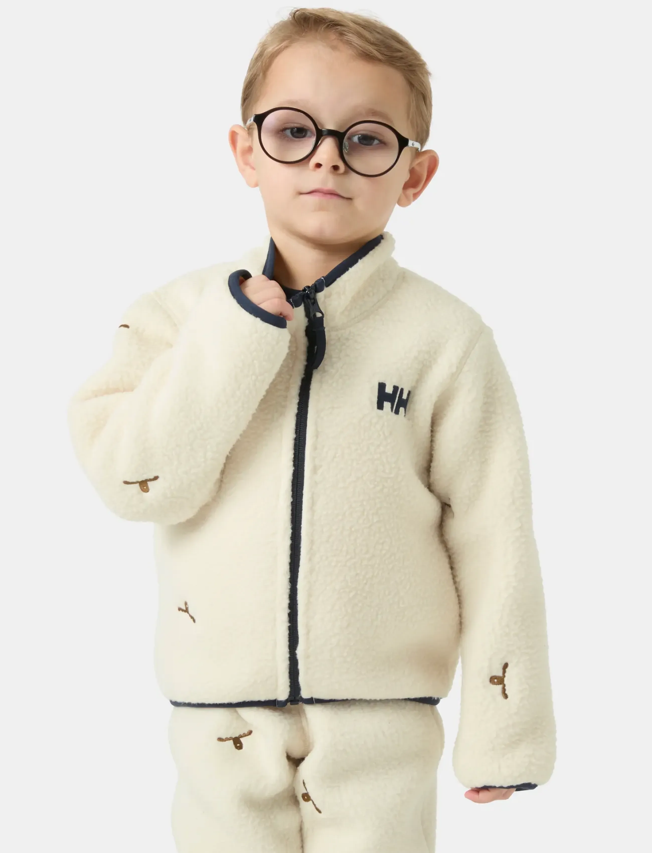 Helly Hansen - K FROSTY PILE JACKET - isolerede jakker - cream emb - 0