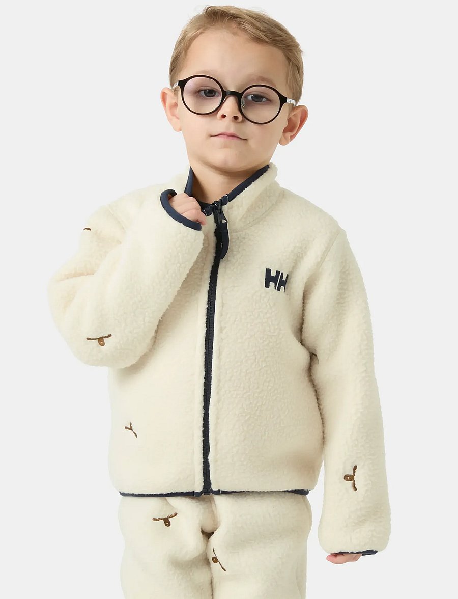 Helly Hansen - K FROSTY PILE JACKET - isolerede jakker - cream emb - 0