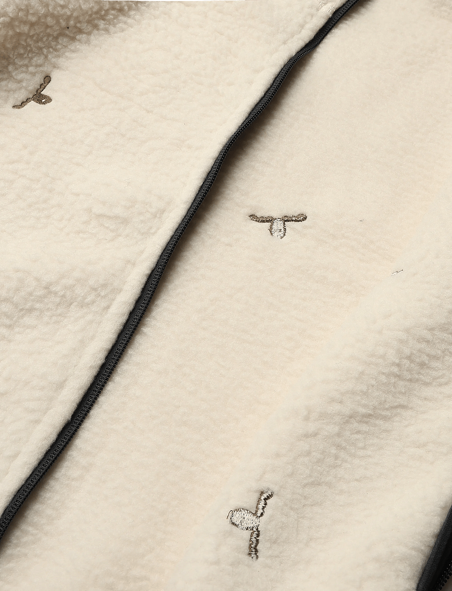 Helly Hansen - K FROSTY PILE JACKET - cream emb - 4