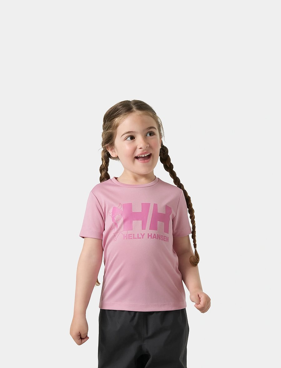 Helly Hansen - K HH TECH GRAPHIC T-SHIRT - sporttoppar - pink lavend - 0