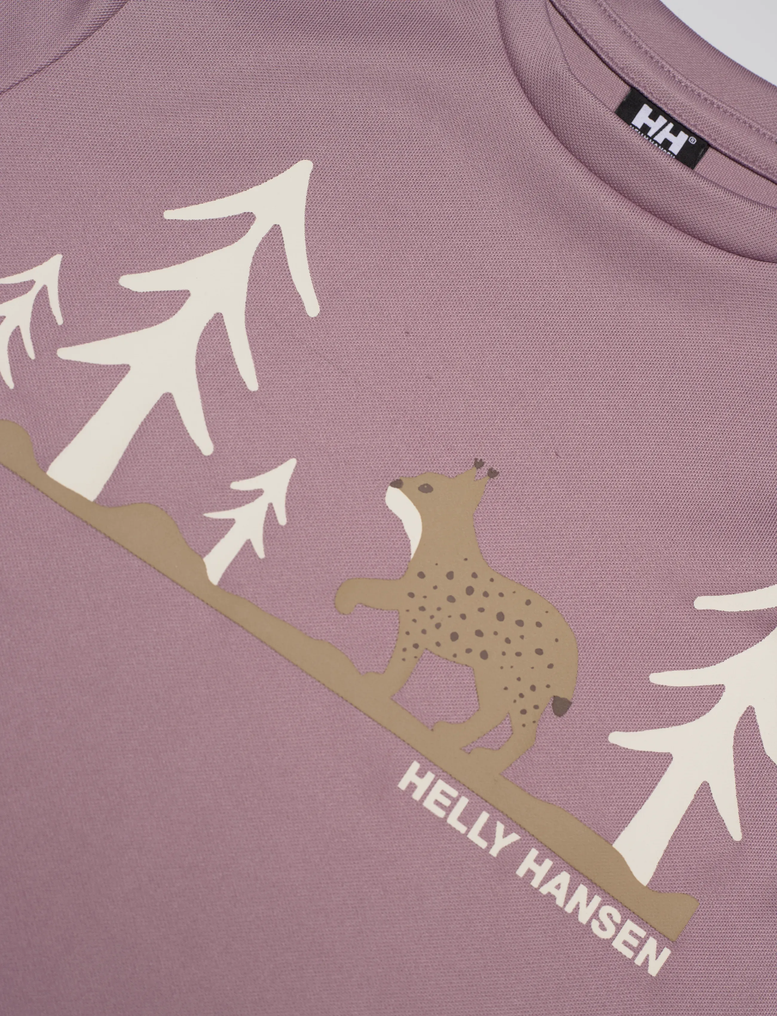 Helly Hansen - K HH TECH GRAPHIC T-SHIRT - spordisärgid - purple clay - 2