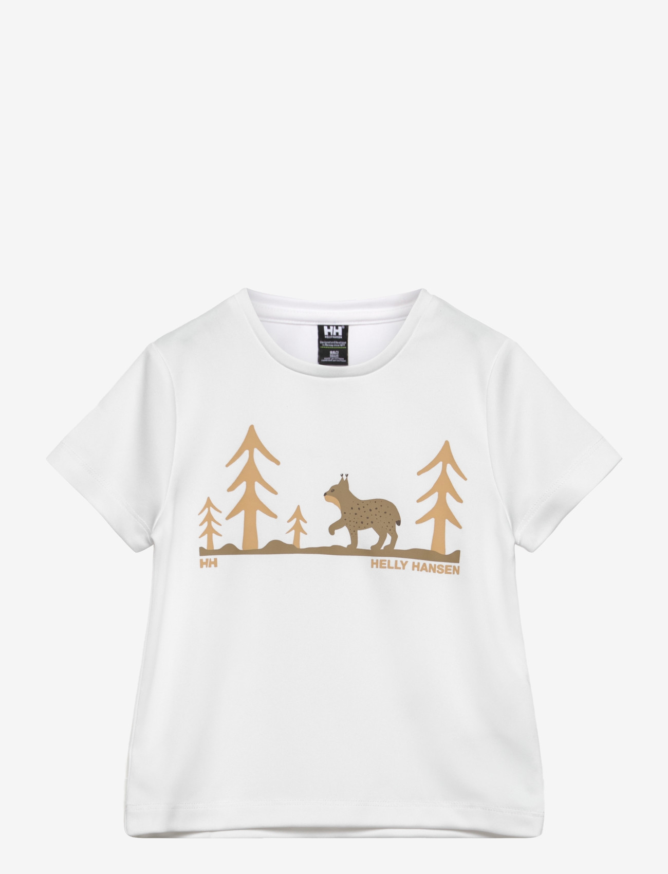 Helly Hansen - K HH TECH GRAPHIC T-SHIRT - sporttoppar - white - 0