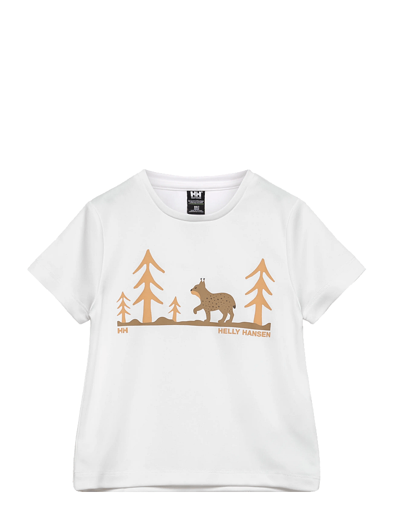 Helly Hansen - K HH TECH GRAPHIC T-SHIRT - sporttoppar - white - 0