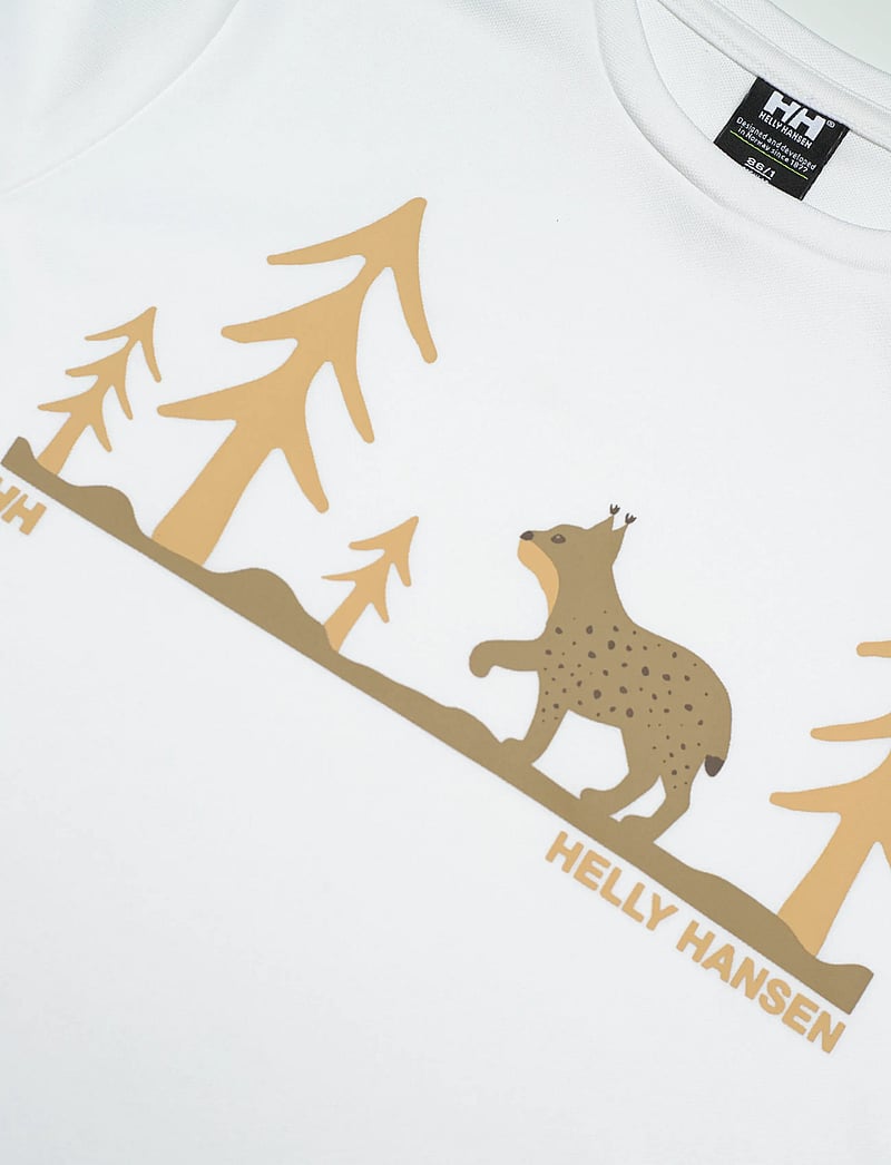 Helly Hansen - K HH TECH GRAPHIC T-SHIRT - sporttoppar - white - 2