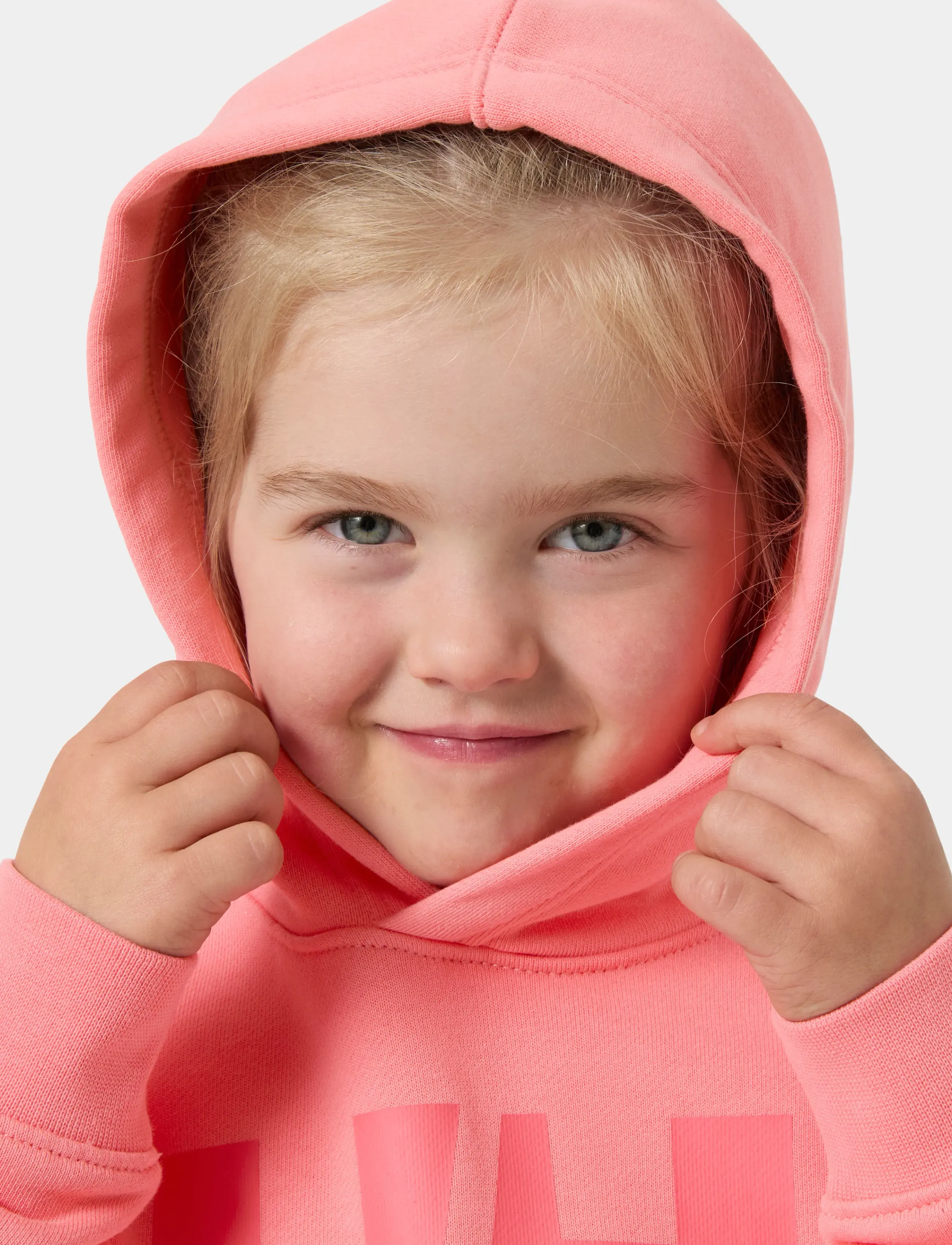 Helly Hansen - K HH LOGO HOODIE - kapuzenpullover - coral almon - 4