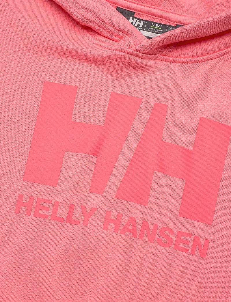 Helly Hansen - K HH LOGO HOODIE - hættetrøjer - coral almon - 5