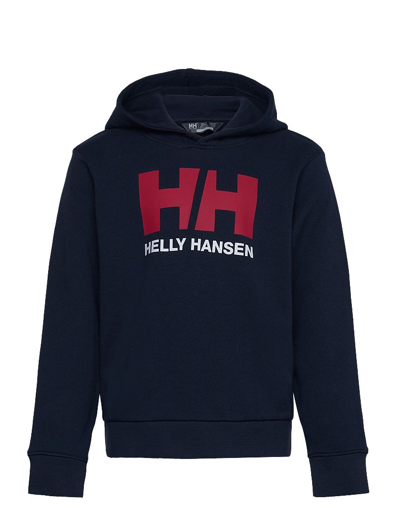 Helly Hansen - K HH LOGO HOODIE - hoodies - navy - 1