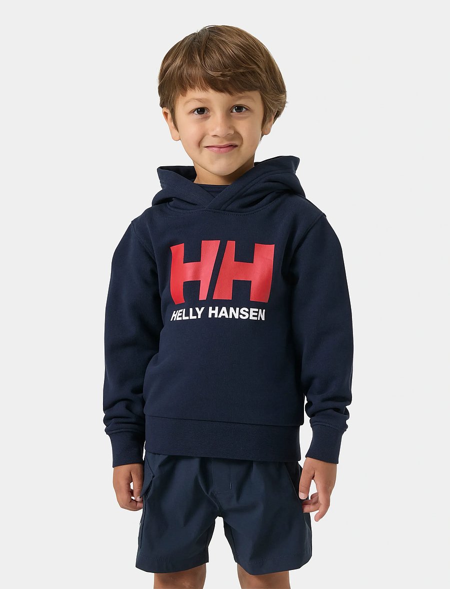 Helly Hansen - K HH LOGO HOODIE - kapuzenpullover - navy - 0