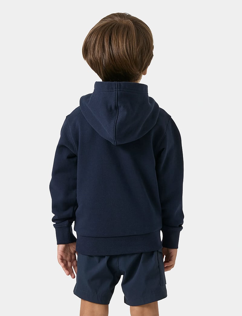 Helly Hansen - K HH LOGO HOODIE - hoodies - navy - 3