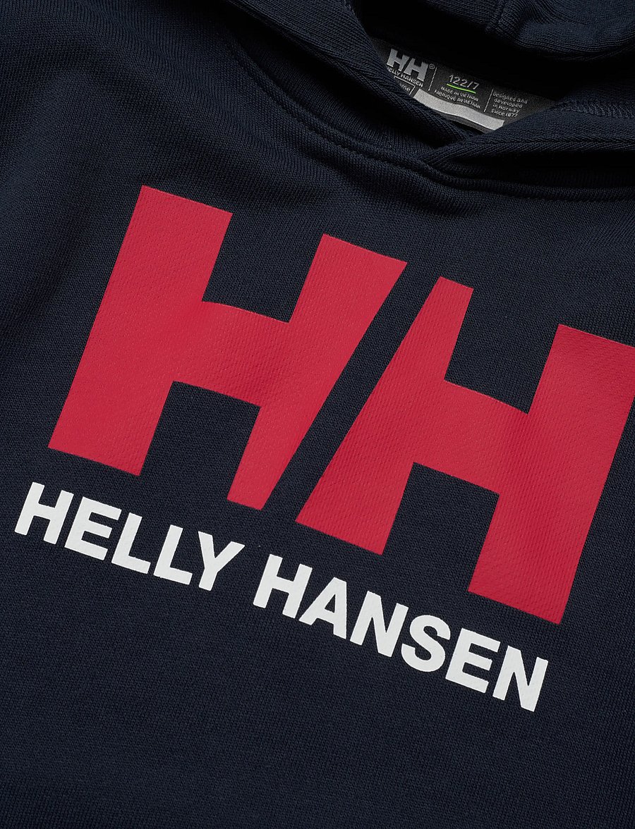 Helly Hansen - K HH LOGO HOODIE - kapuzenpullover - navy - 5