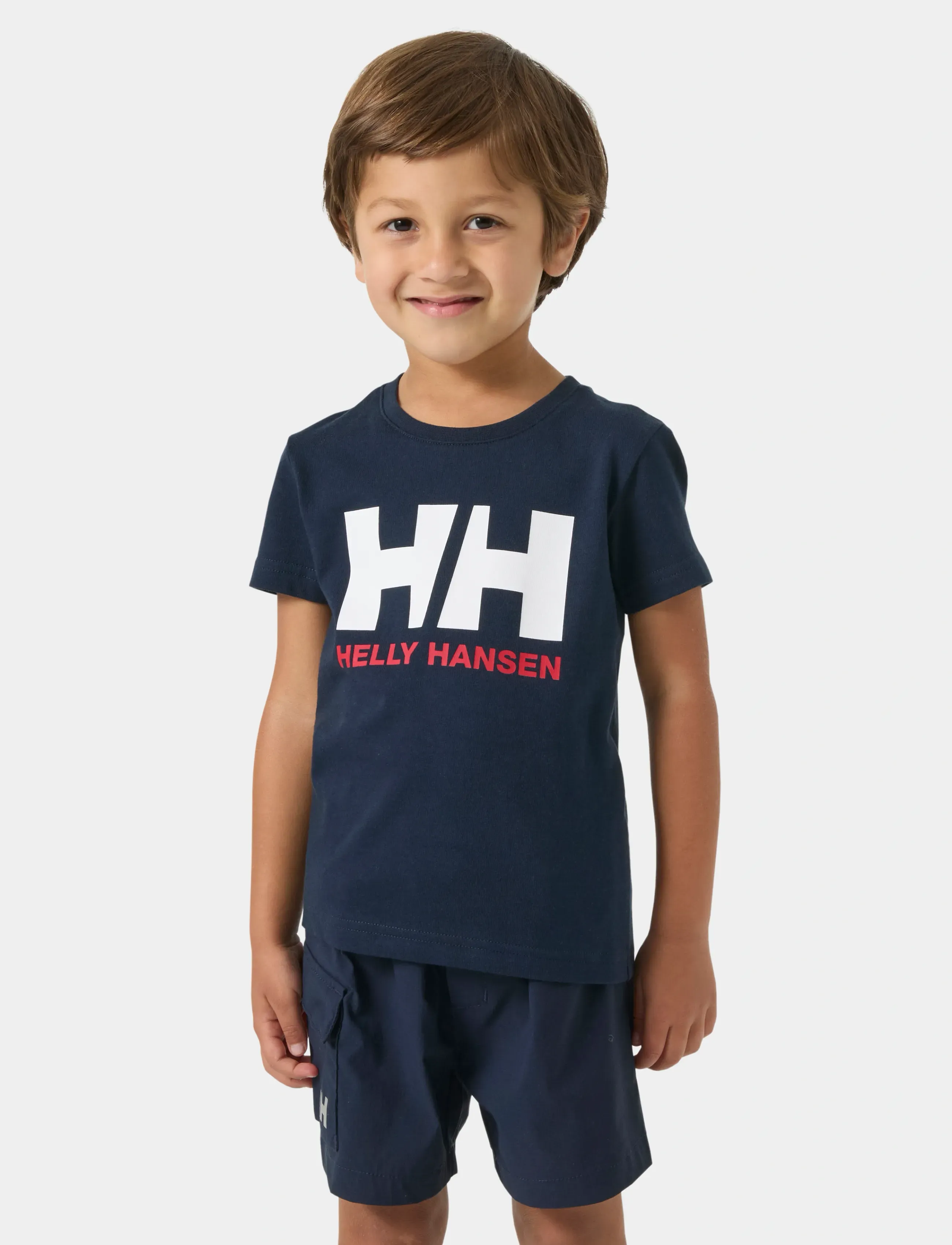 Helly Hansen K Hh Logo T-Shirt, 98, Navy, T-Shirts > Kortærmede, Børn