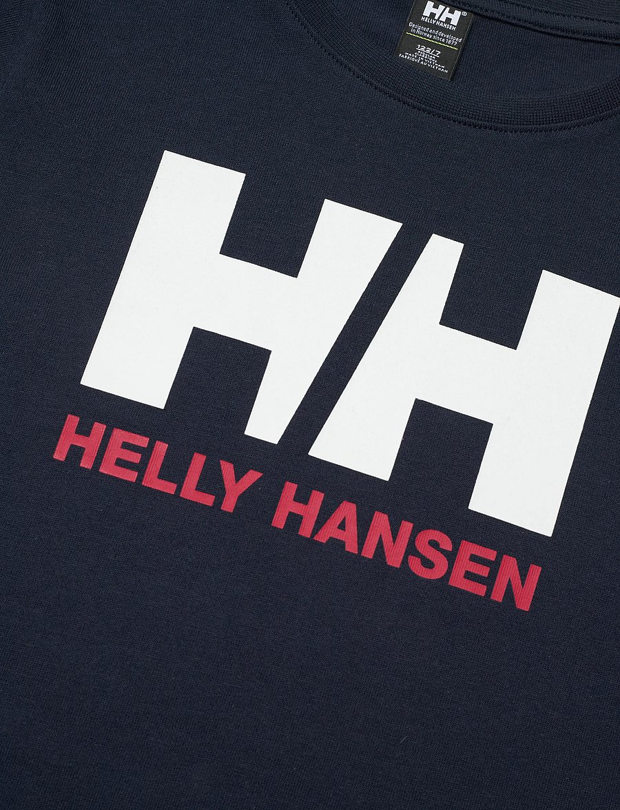 Helly Hansen - K HH LOGO T-SHIRT - kortärmade t-shirts - navy - 5