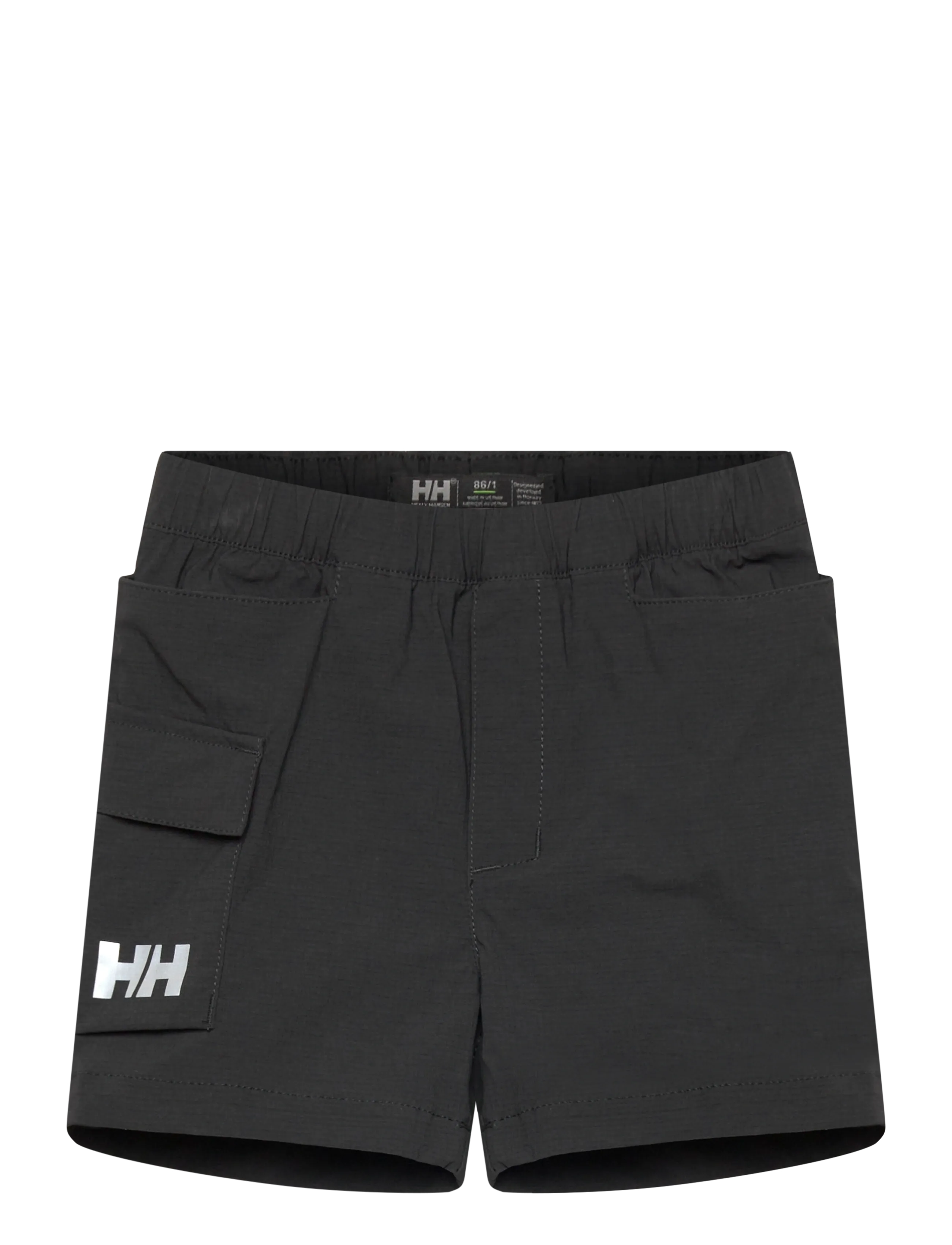 Helly Hansen K HH QD SHORTS - Riided - EBONY / black