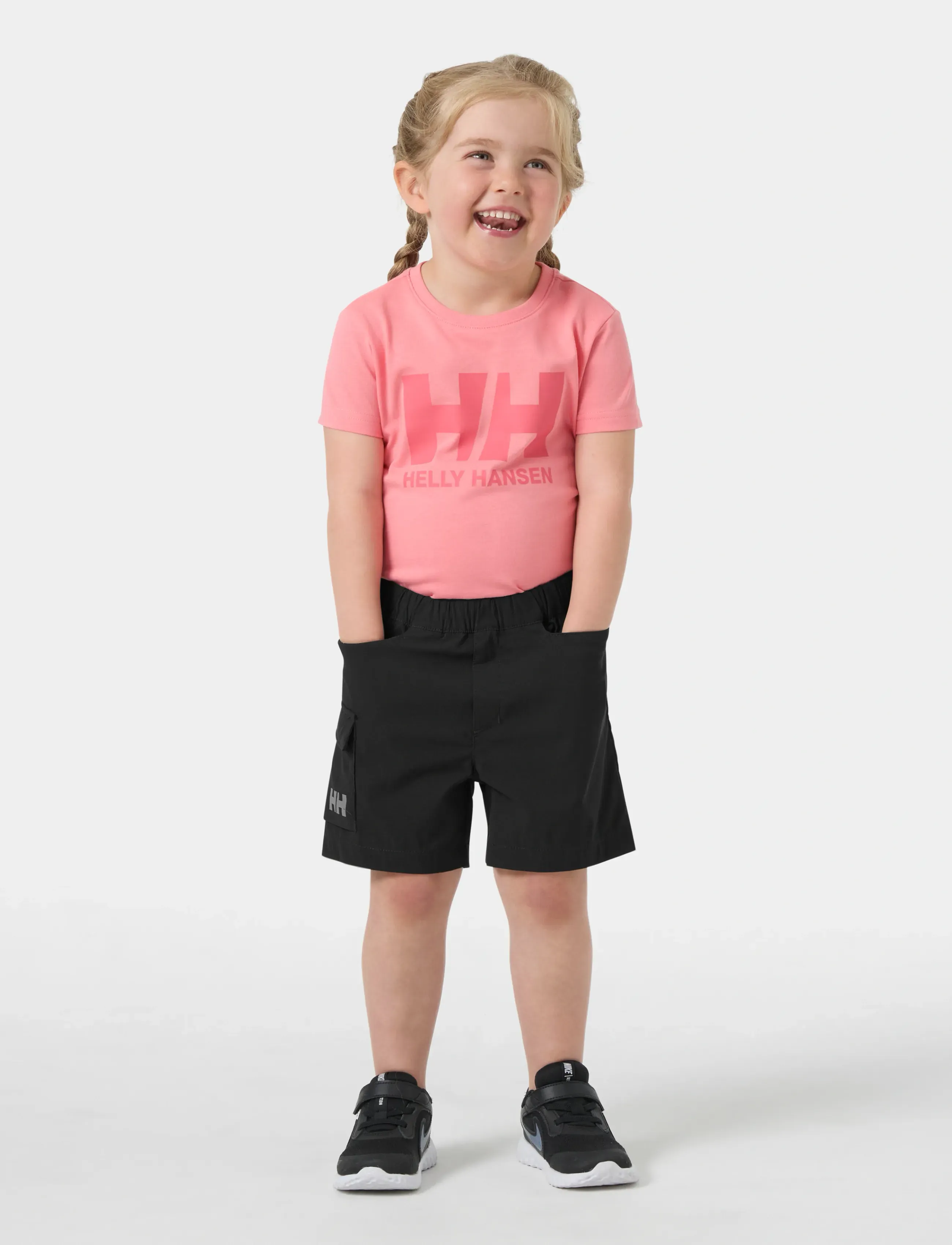 Helly Hansen K Hh Qd Shorts, 92, Black, Shorts > Cargo Shorts, Børn