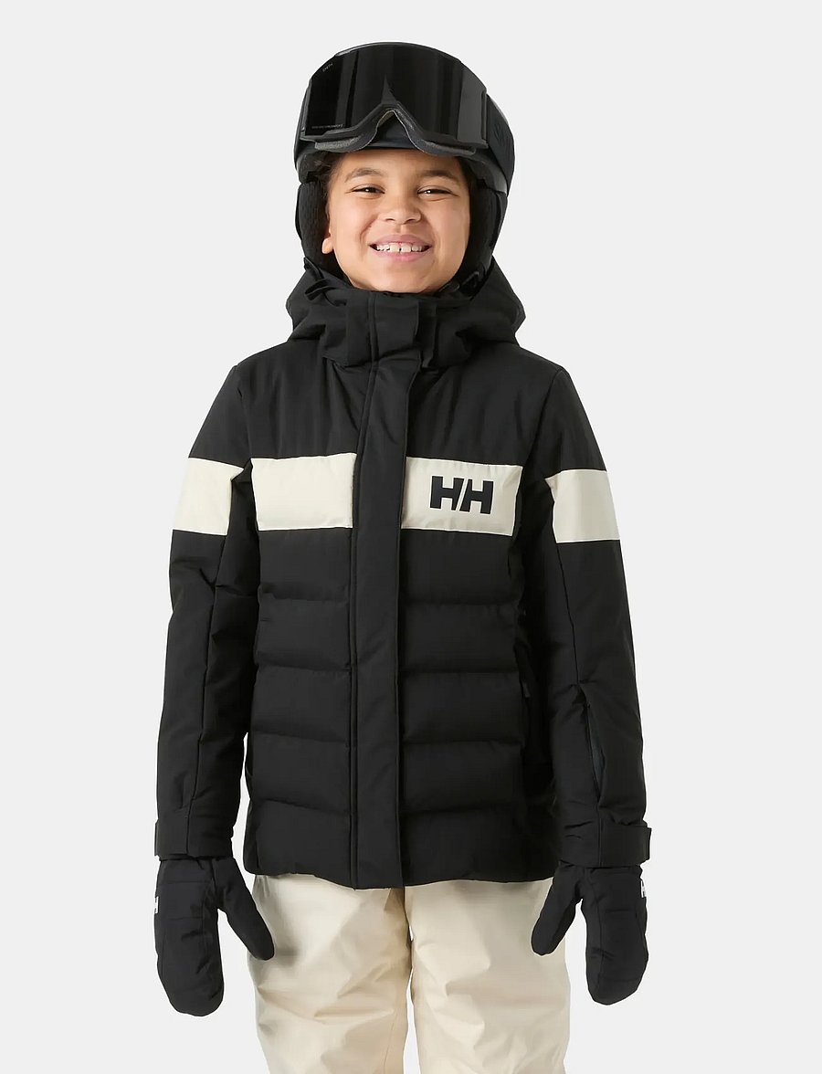 Helly Hansen - JR GIRL DIAMOND JACKET - suusajoped - black - 0