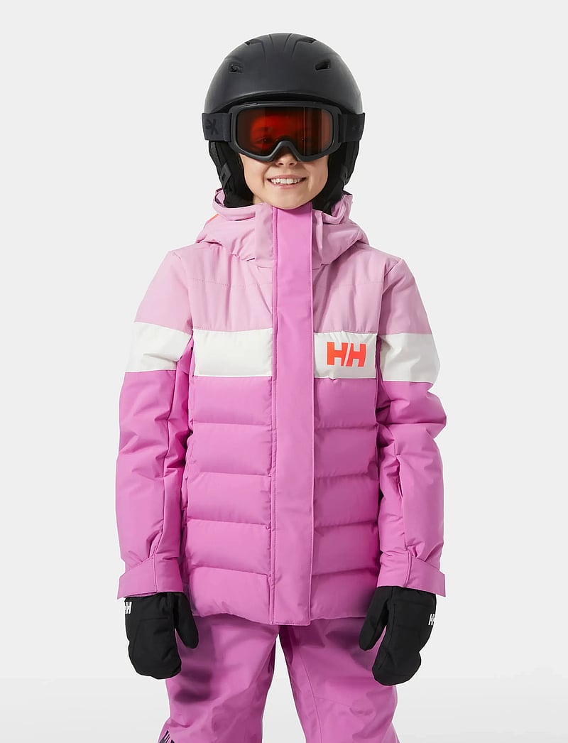 Helly Hansen - JR GIRL DIAMOND JACKET - slēpošanas jakas - meta pink - 0