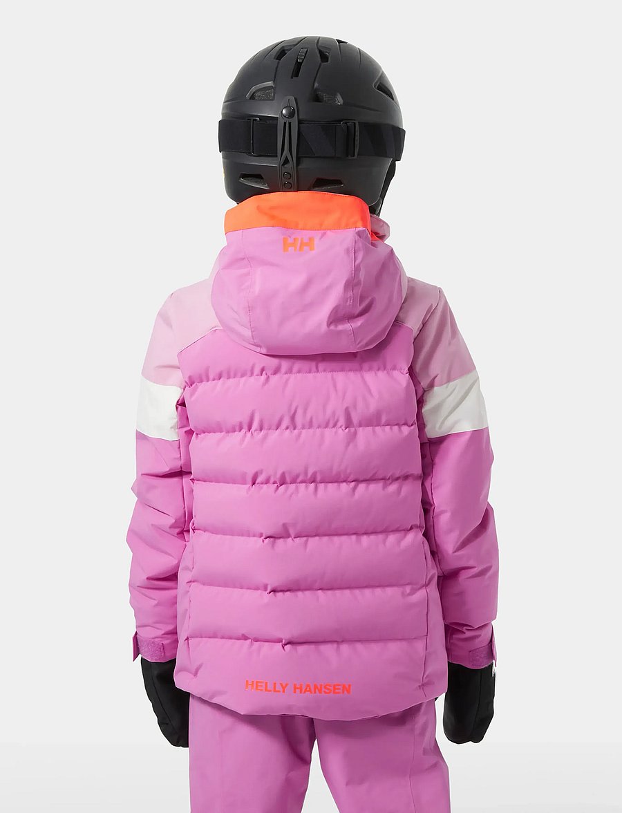 Helly Hansen - JR GIRL DIAMOND JACKET - skijacken - meta pink - 3
