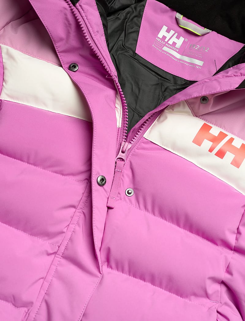 Helly Hansen - JR GIRL DIAMOND JACKET - slēpošanas jakas - meta pink - 4