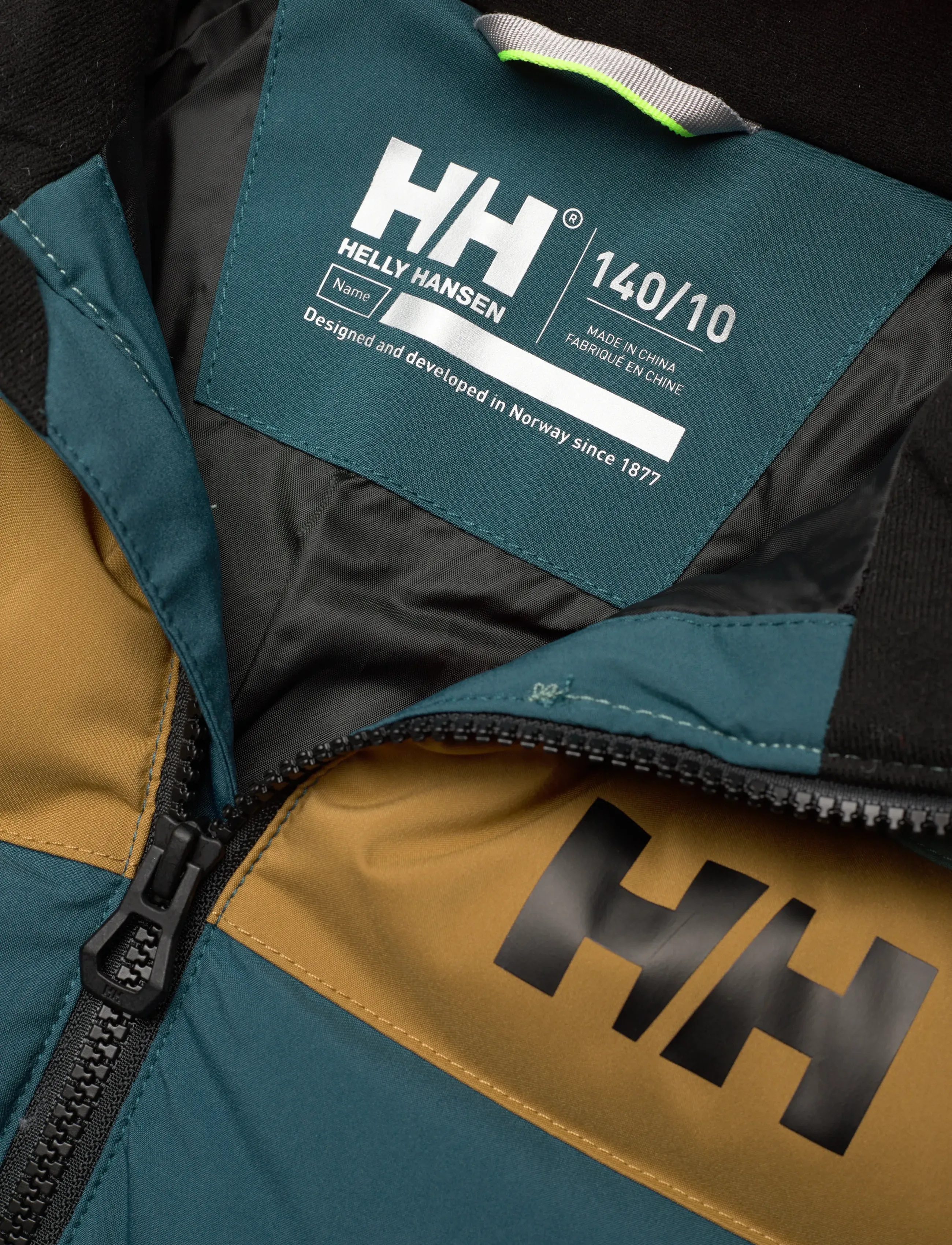 Helly Hansen - JR CYCLONE JACKET - ski jackets - dark creek - 2