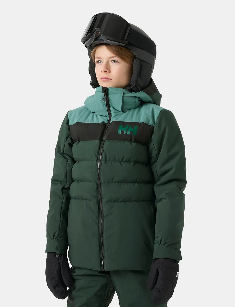 Helly Hansen - JR CYCLONE JACKET - suusajoped - dark jungle - 0