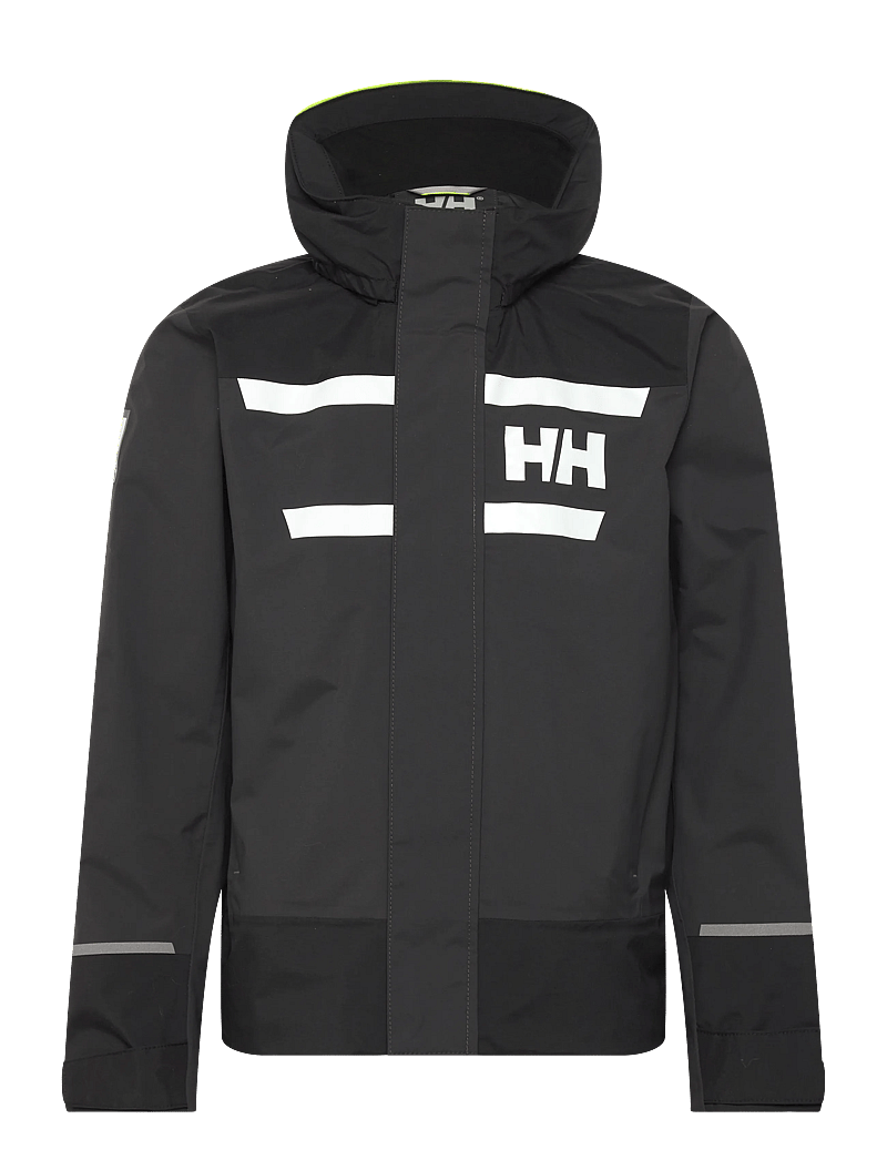 Helly Hansen - JR SALT PORT 2.0 JAC - shell- & regnjakker - ebony - 1