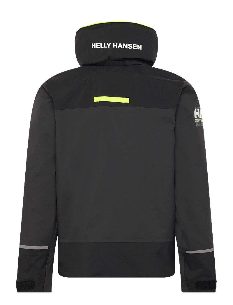 Helly Hansen - JR SALT PORT 2.0 JAC - shell- & regnjakker - ebony - 2
