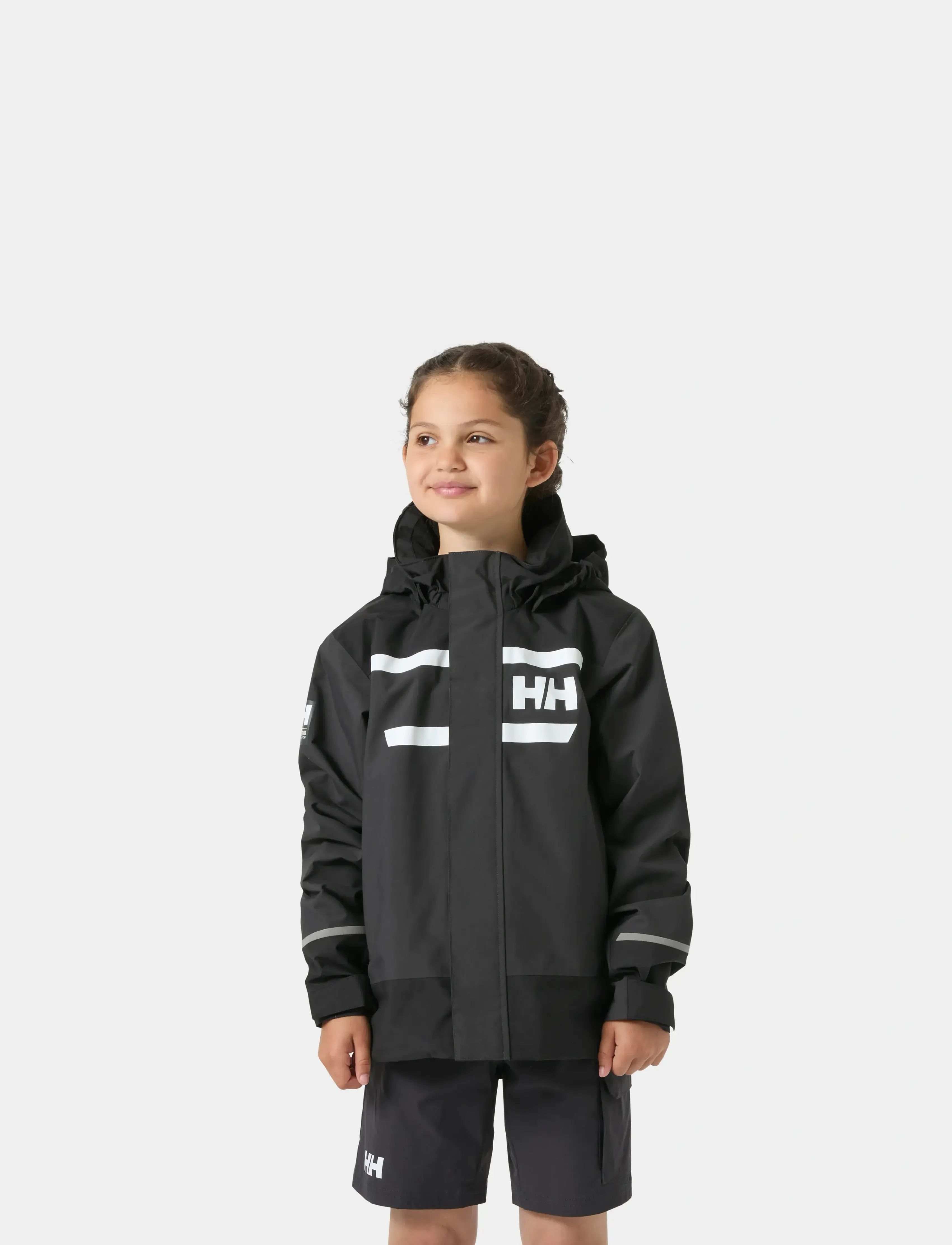 Helly Hansen Jr Salt Port 2.0 Jac, 134, Black, Skaltøj > Skaltøjsjakke, Børn