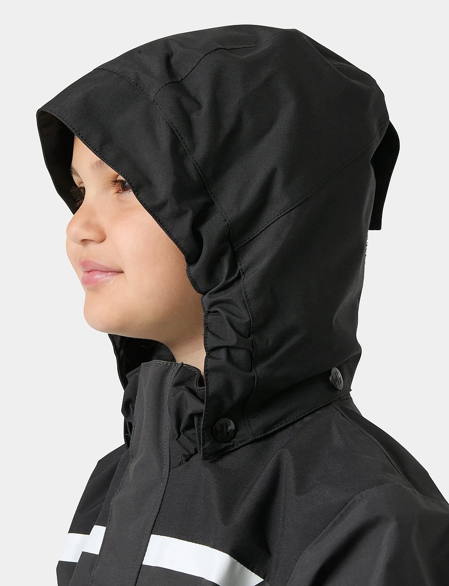 Helly Hansen - JR SALT PORT 2.0 JAC - shell- & regenjacken - ebony - 5
