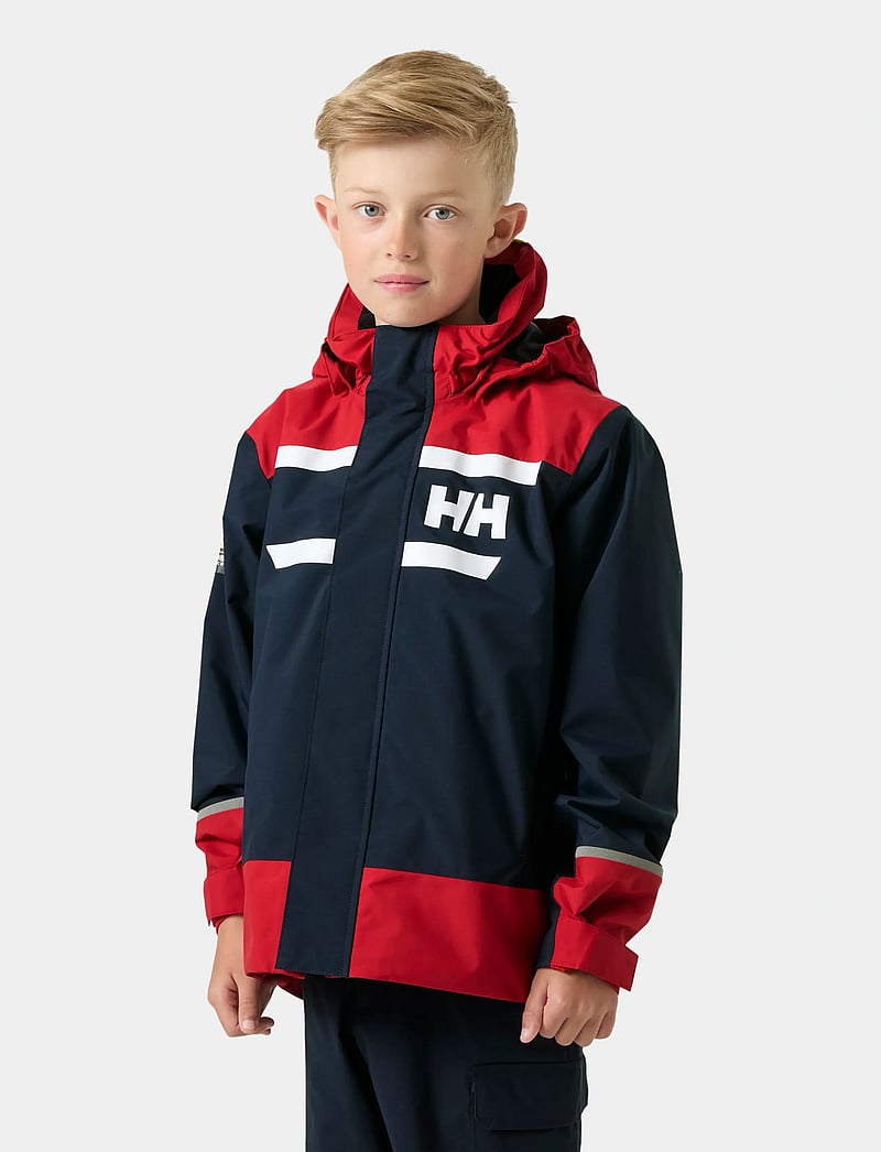 Helly Hansen - JR SALT PORT 2.0 JAC - shell- & regnjakker - navy - 0