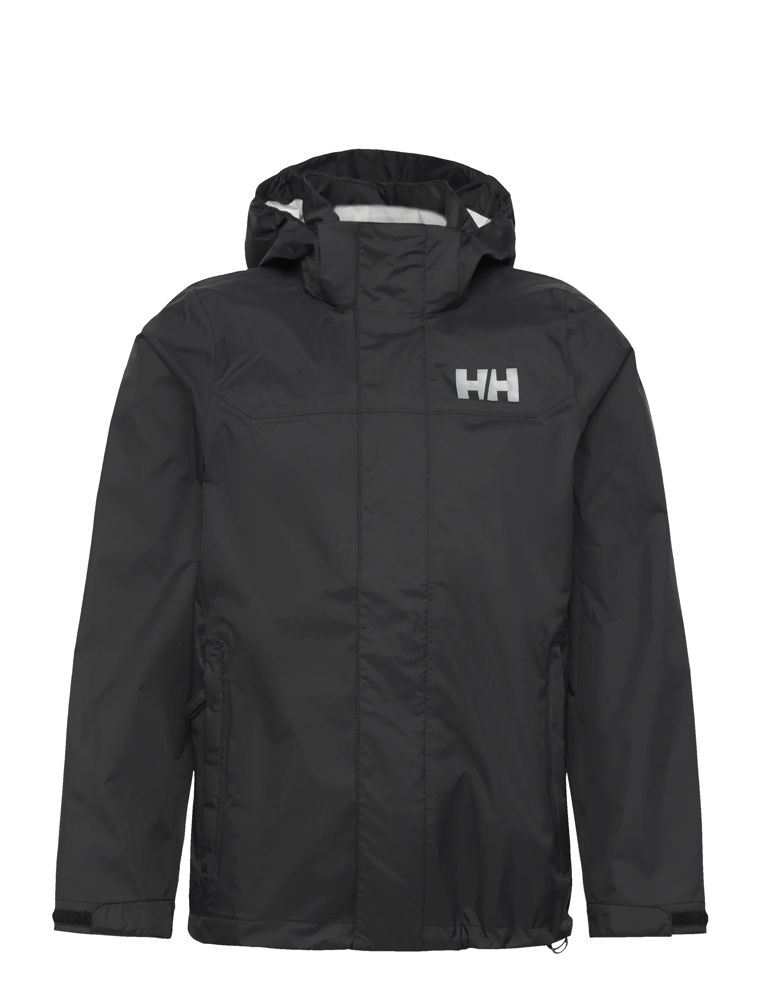 Helly Hansen Jr Loke Jacket, 44, Black, Regntøj > Jakker, Børn