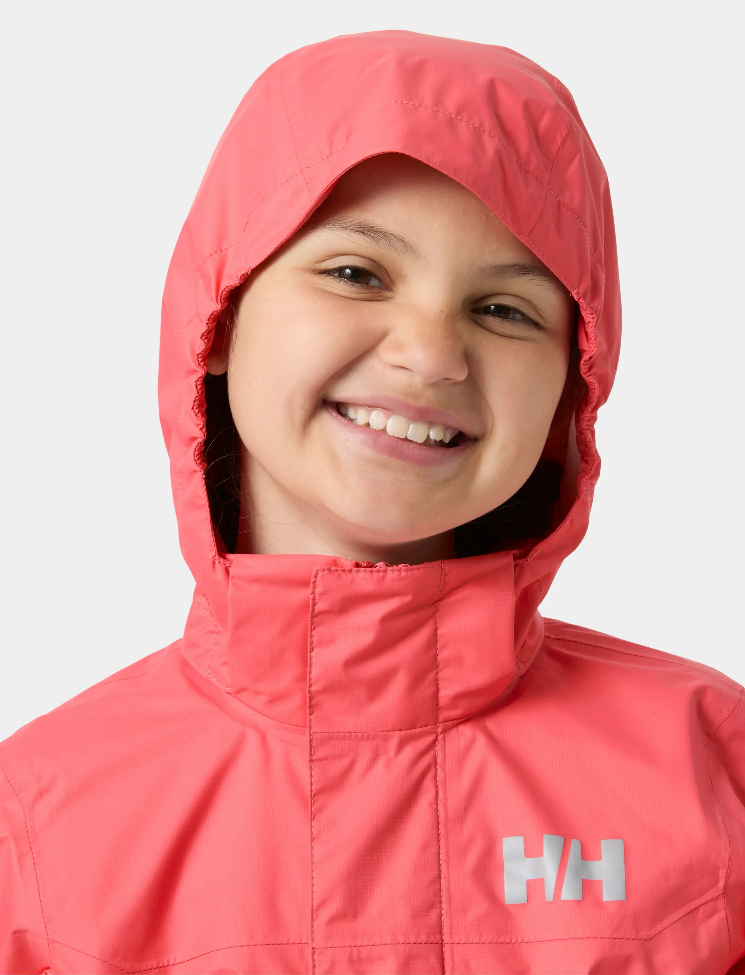 Helly Hansen - JR LOKE JACKET - regenmäntel - sunset pink - 4