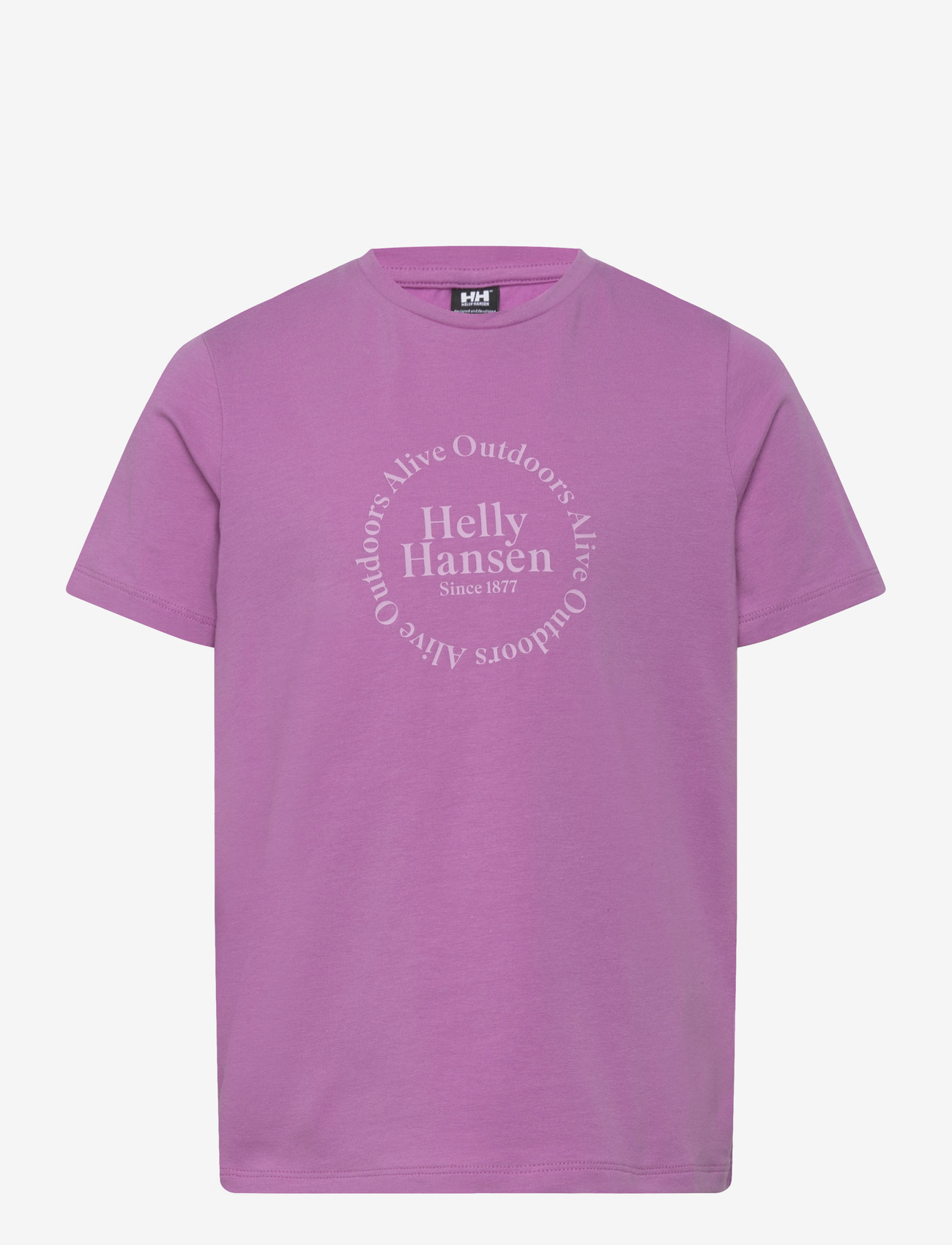 Helly Hansen - JR HH GRAPHIC T-SHIRT - sporttoppar - meta pink - 0