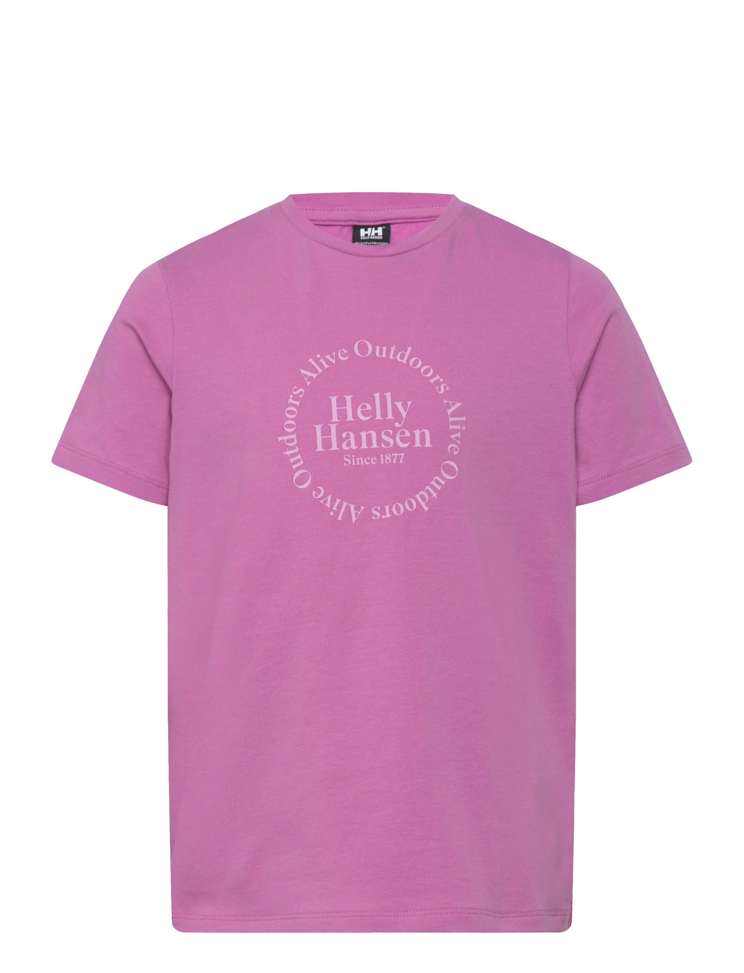 Helly Hansen JR HH GRAPHIC T-SHIRT - Överdelar - META PINK / pink/rose