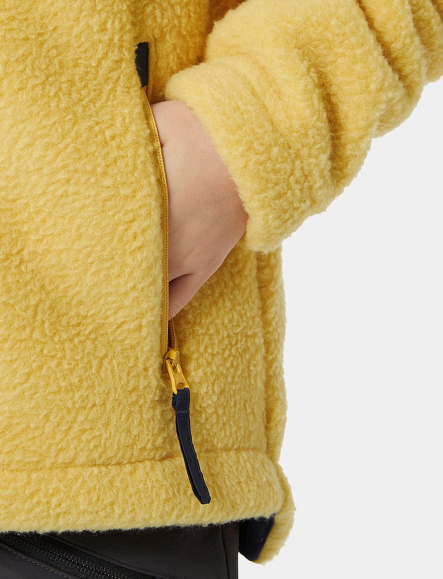 Helly Hansen - JR CHAMP PILE JACKET - isolierte jacken - sand - 5