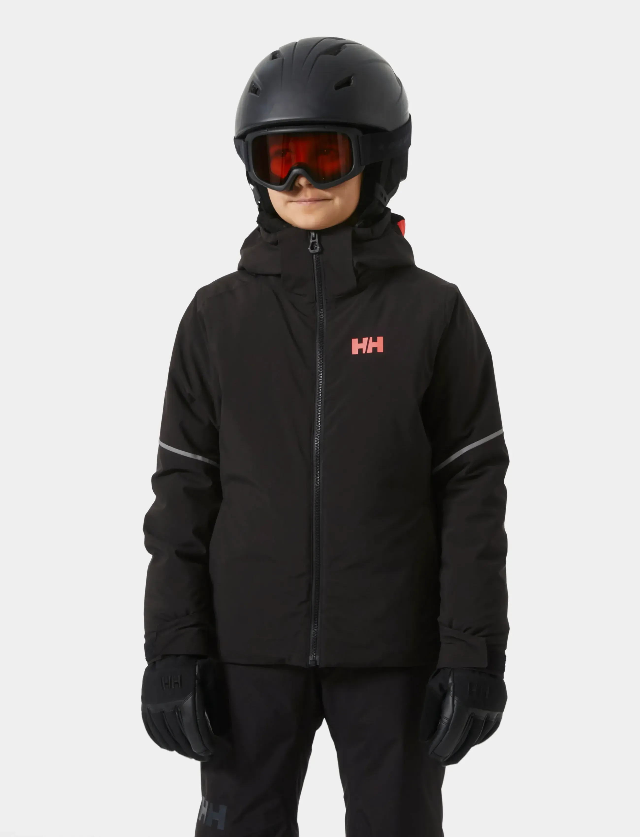 Helly Hansen Jr Girl Jewel Jacket, 140, Snow-ski Clothing, Schwarz - Kinder