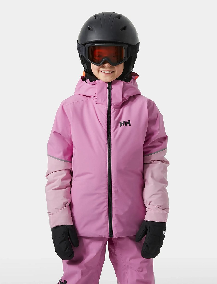 Helly Hansen - JR GIRL JEWEL JACKET - slēpošanas jakas - meta pink - 0