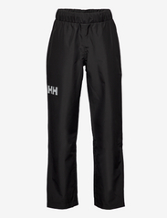 Helly Hansen - JR JUELL RAIN PANT - laisvalaikio ir lietaus kelnės - black - 0